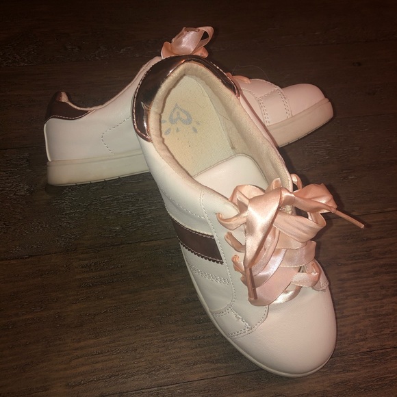 Justice Girl’s Sneakers Leather Size 5 - Picture 2 of 9